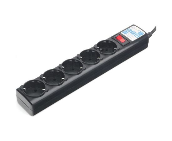 Фильтр-удлинитель B 5м 5роз. черный Power Cube SPG-B-15-BLACK 