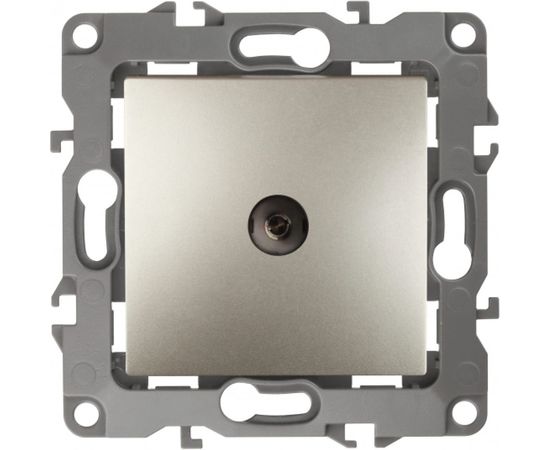 Розетка TV ЭРА 12-3102-04 проходная, IP20, 12, шампань Б0027434 