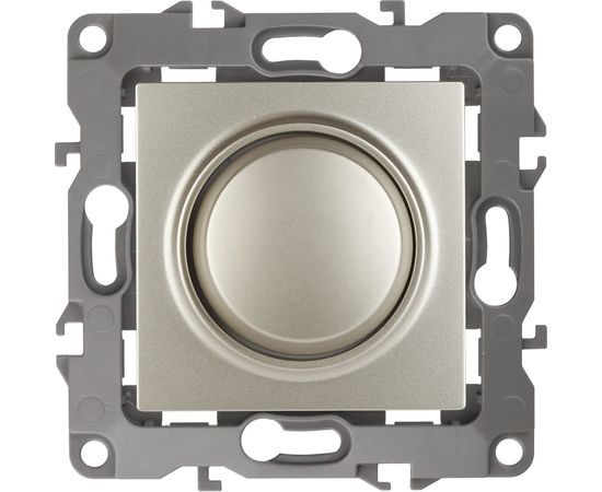 Поворотно-нажимной светорегулятор ЭРА 12-4101-04 400ВА 230В, IP20, шампань Б0014738 