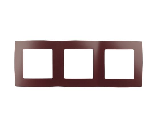 Рамка ЭРА 12500325 на 3 поста, 2, бордо Б0019408 