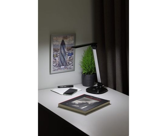 Настольный светильник ЭРА NLED-456-10W-BK-S черный с серебром Б0028437 – изображение 12