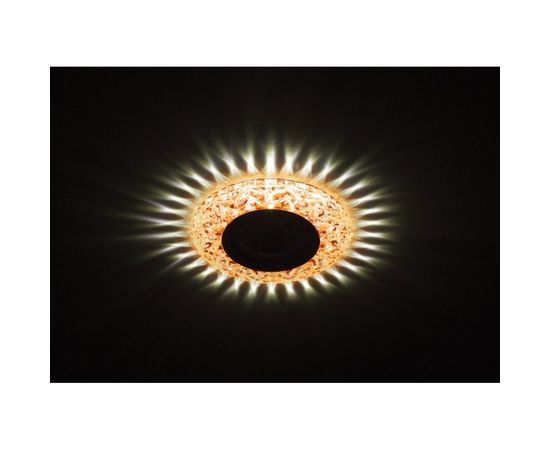 Светильник ЭРА DK LD4 TEA/WH декор c белой светодиодной подсветкой, чай Б0019206 – изображение 2