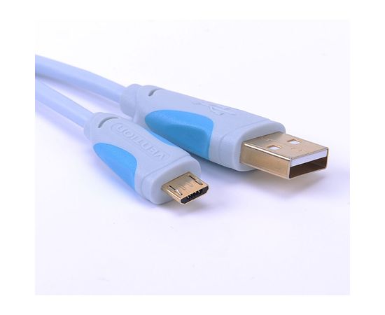 Кабель Vention USB 2.0 AM/micro B 5pin - 0,25 м VAS-A04-S025 – изображение 2