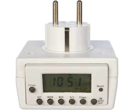 Цифровой розеточный таймер, 7-дневная программа, 230/3500Вт Camelion BND-50/SG3 7785 – изображение 2