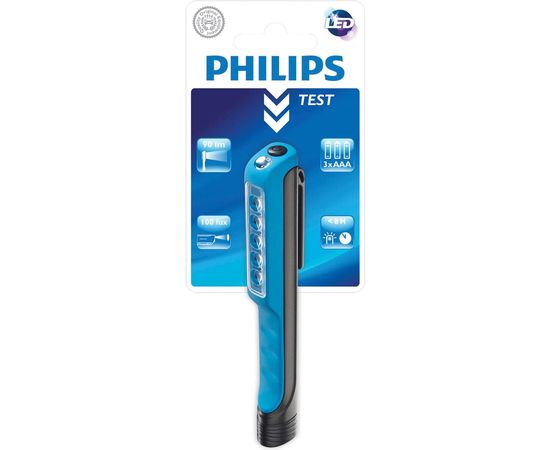 Фонарь PHILIPS P-LPL18 PENLIGHT ручка BLACK/BLUE 6 LED LPL18B1 – изображение 2