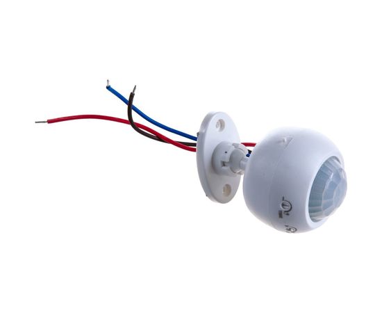 Поворотный датчик движения FERON SEN16 1200W 8m, 120 гориз., 360 верт., белый 22074 – изображение 2