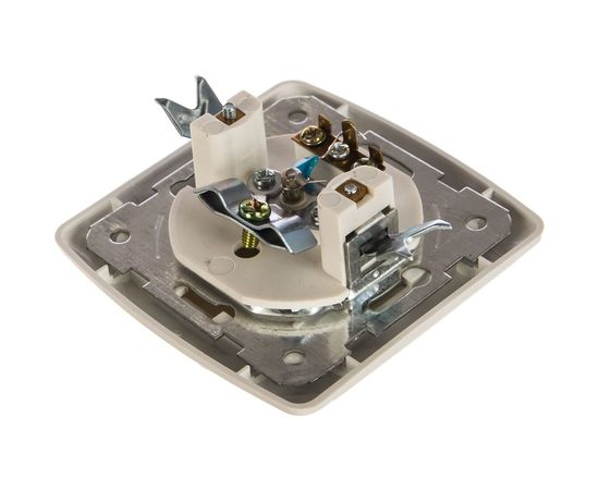 Розетка, слоновая кость 2П+З 16А TDM Валдай SQ1804-0108 – изображение 3