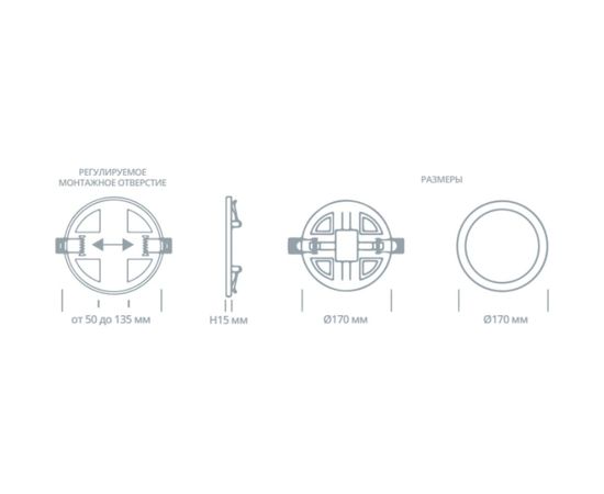 Светодиодный светильник Ultra SP 24W 3000K 5055268048573 – изображение 3