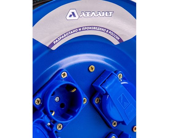 Силовой удлинитель на катушке АТЛАНТ КГ 3x2.5 30 м IP44 40017 – изображение 3