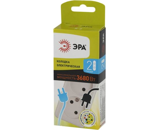 Колодка ЭРА K-2 2гн, без зазeмления Б0003474 – изображение 4