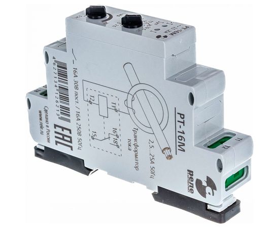 Реле тока Реле и Автоматика, РТ-16М 2,5-25А, выносной датчик тока A8222-34126213 – изображение 4