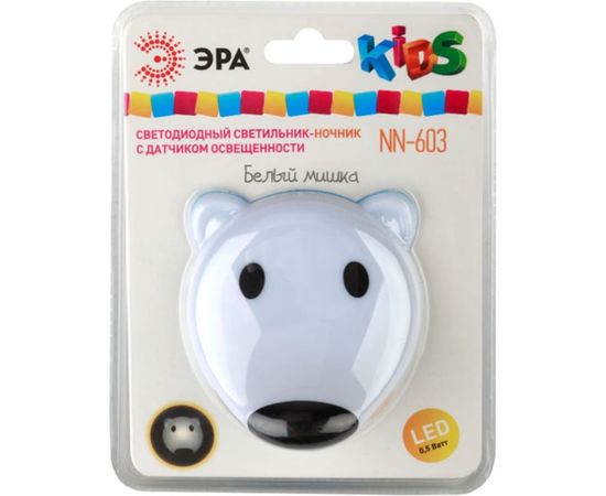 Ночник ЭРА NN603LSW белый Б0019095 – изображение 5