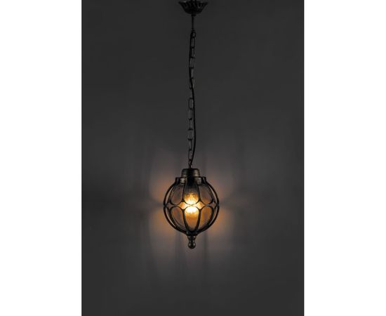 Садово-парковый светильник, круглый на цепочке 60W 230V E27, черное золото Feron PL3705 11369 – изображение 5