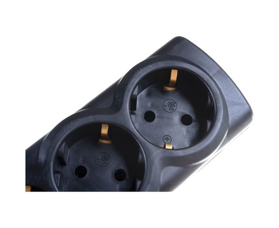 Сетевой фильтр Радист РВС 16-005 10 А 5 гн с кнопкой и автоматом ПВС 3х0,75 3м чёрный 4593 – изображение 5