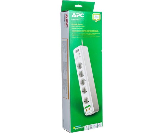 Сетевой фильтр APC Essential SurgeArrest 5 outlets, with Coax Protection 230V Russia PM5V-RS – изображение 6