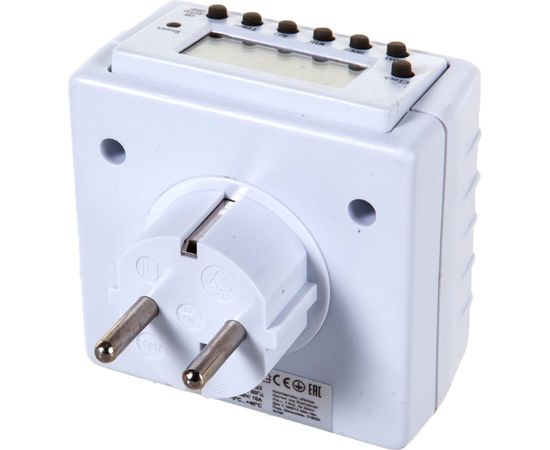 Цифровой розеточный таймер, 7-дневная программа, 230/3500Вт Camelion BND-50/SG3 7785 – изображение 6