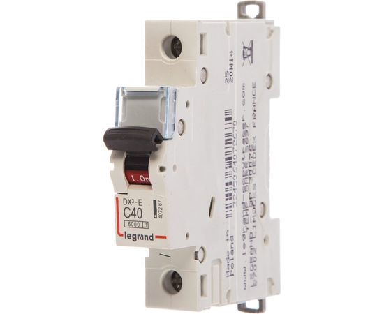 Автоматический выключатель Legrand DX3-E C40 1П 6000/6kA 407267 – изображение 6