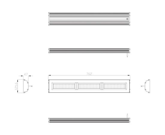 Светодиодный подвесной светильник ЭРА, SPP-403-0-50K-150 IP65 150Вт 15750Лм 5000К Б0046673 – изображение 7