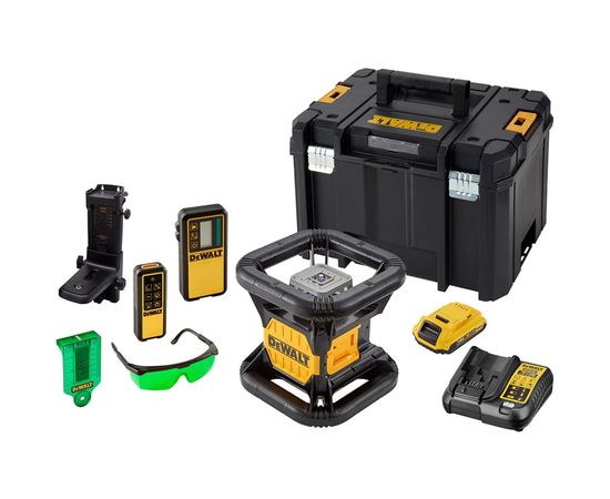 Ротационный лазерный уровень с зеленым лучом DEWALT DCE079D1G 