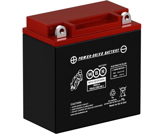 Мото-аккумулятор WBR MT12-10 