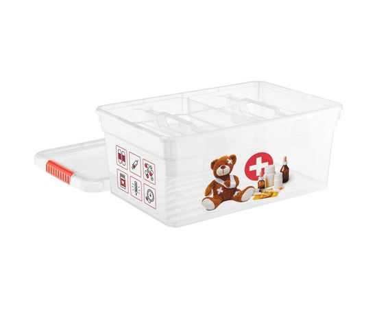 Ящик органайзер FunBox Аптечка 5л с ручкой лоток органайзер S 47011 