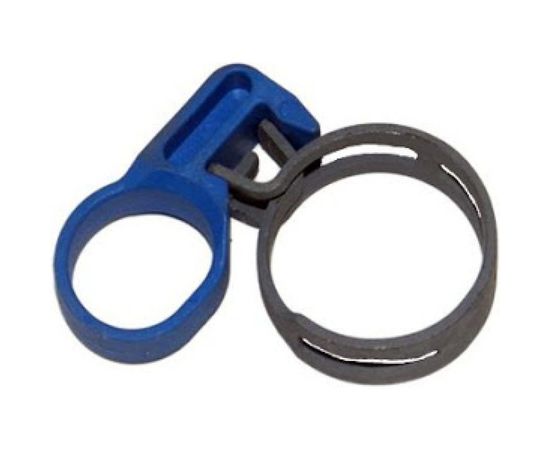 Пружинный хомут MUBEA 14х12 серый с чекой, FBS, Германия 14012007085 