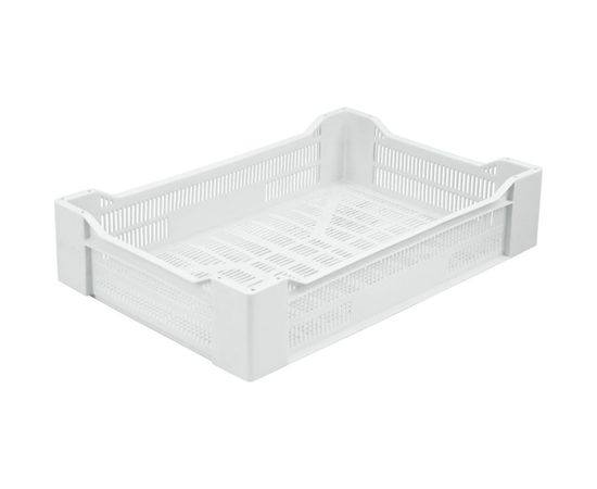 Ягодный ящик п/э 600х400х135 белый морозостойкий Тара.ру 02493 