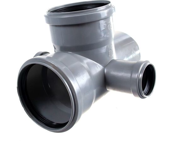 Канализационная крестовина Ostendorf пятерник 87 градусов, 110х50х50х110 мм 115970 