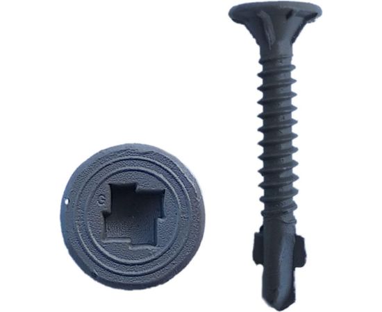 Самонарезающий винт со сверловым концом Grabber LOX 4,2х32 мм Grabbergard 200 шт. DIY+бита 25 мм GH8114LG-200DIY-LOX 