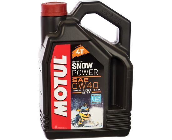 Масло для снегоходов Snowpower 4T 0W40 4 л MOTUL 105892 
