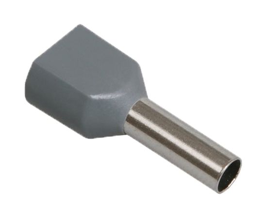 Наконечник IEK НШвИ 2x1,0-8, светло-зеленый, ИЭК. НГИ2, 100 шт, UTE10-D2-2-100 