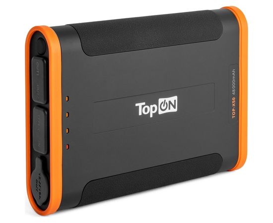 Внешний аккумулятор TopOn 48000mAh Type-C PD 60W, USB1 QC3.0, USB2 12W, TOP-X50 