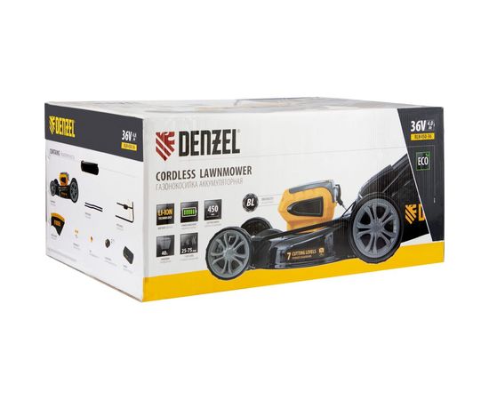 Аккумуляторная бесщеточная газонокосилка Denzel RLM450-36 Li-ion, 36 В, 4 Ач 58910 – изображение 11