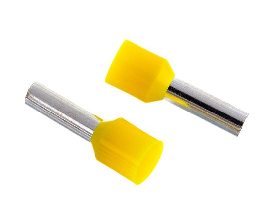 Конечная изолированная гильза HAUPA 6/12 цвет желтый упаковка 100 шт. 270818 – изображение 2