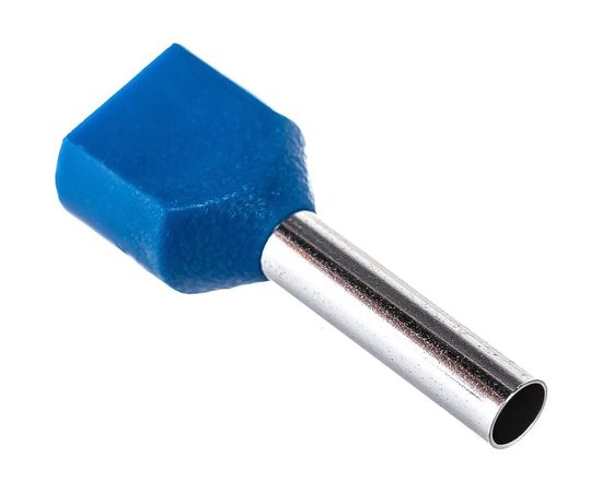 Наконечник IEK НШвИ, 2x2.5-12, ИЭК, НГИ2, 100шт, синий UTE10-D3-3-100 – изображение 3