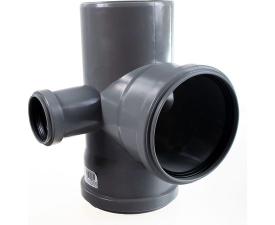 Канализационная крестовина Ostendorf пятерник 87 градусов, 110х50х50х110 мм 115970 – изображение 3