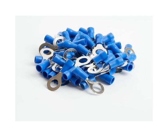 Кольцевой изолированный наконечник STEKKER М6 1,5-2,5 - 0,6 мм, синий 39420 – изображение 3