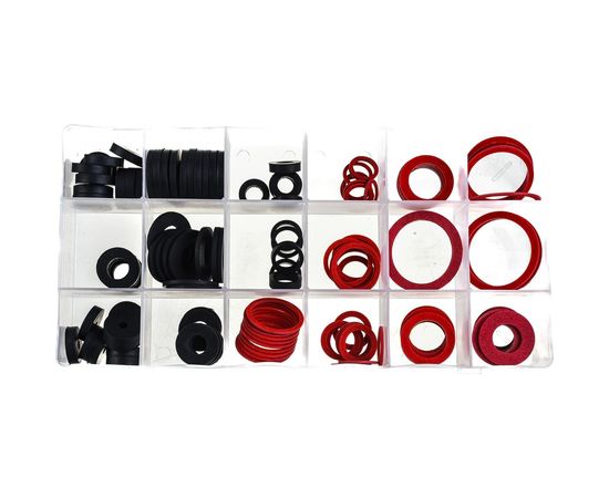 Набор шайб-прокладок 141 предмет СЕРВИС КЛЮЧ 73141 – изображение 3