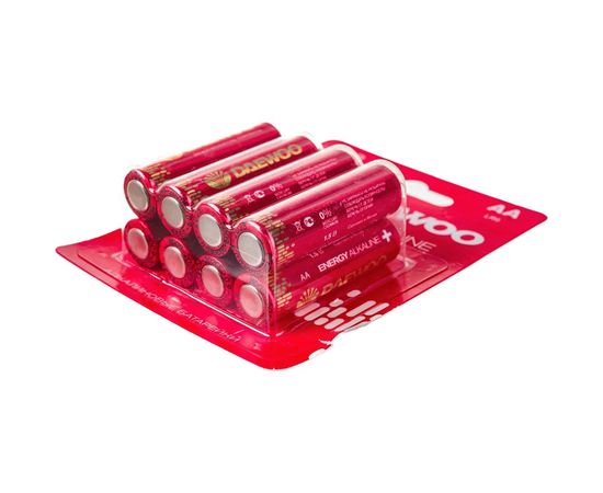 Алкалиновая батарейка DAEWOO LR 6 ENERGY Alkaline 2021 BL-8 5031081 – изображение 3