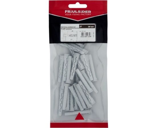 Универсальный дюбель Friulsider 6x45 XP 831005 – изображение 3