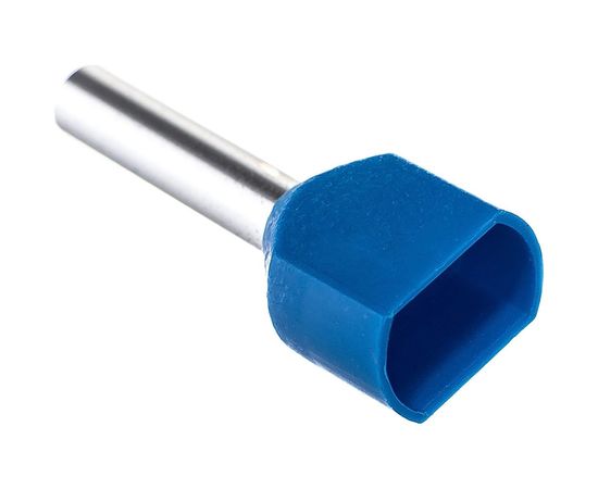 Наконечник IEK НШвИ, 2x2.5-12, ИЭК, НГИ2, 100шт, синий UTE10-D3-3-100 – изображение 4