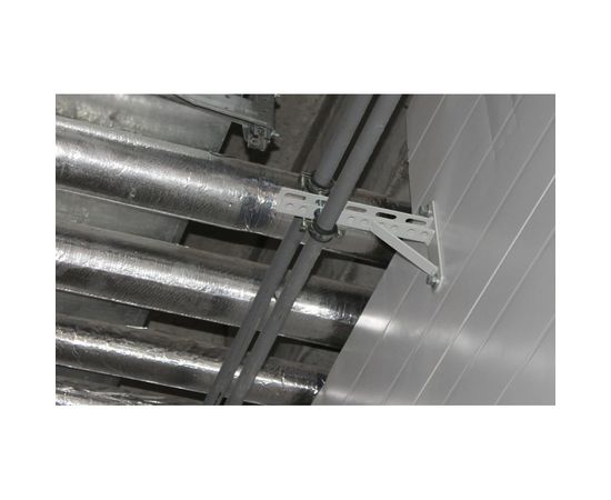 Консольный кронштейн LUCKY Guy с опорой L=250 мм, окрашенный RAL 7035 100 04 250 1 – изображение 5