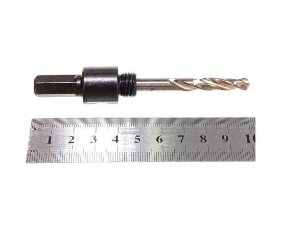 Державка с центровочным сверлом для кольцевых пил 14-30 мм Biber 75710 тов-073125 – изображение 5