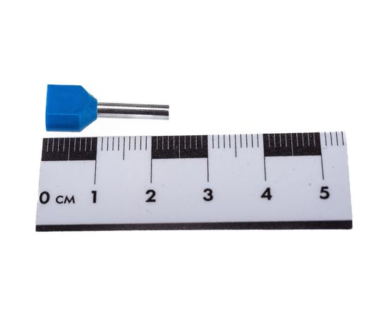 Наконечник IEK НШвИ, 2x2.5-12, ИЭК, НГИ2, 100шт, синий UTE10-D3-3-100 – изображение 5