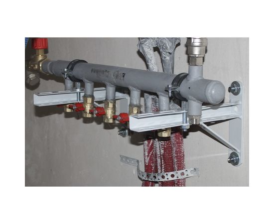 Консольный кронштейн LUCKY Guy с опорой L=250 мм, окрашенный RAL 7035 100 04 250 1 – изображение 6