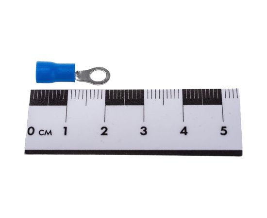 Кольцевой изолированный наконечник STEKKER М4 1,5-2,5 - 0,6 мм, синий 39369 – изображение 7