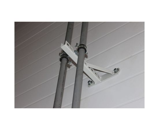 Консольный кронштейн LUCKY Guy с опорой L=250 мм, окрашенный RAL 7035 100 04 250 1 – изображение 7