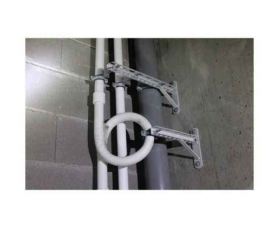 Консольный кронштейн LUCKY Guy с опорой L=250 мм, окрашенный RAL 7035 100 04 250 1 – изображение 9