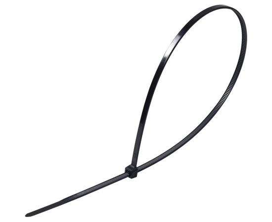 Универсальный пластиковый хомут ЭВРИКА черный 5.0x400мм ER-15402 