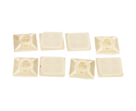 Площадка для бандажа Стройбат самокл., 19х19 мм, бесцветный, 8 шт 005851 